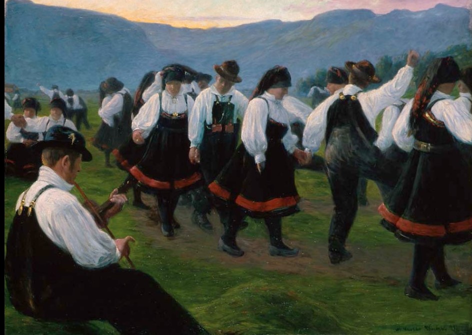 Dans i Setesdal av Gustav Wentzel